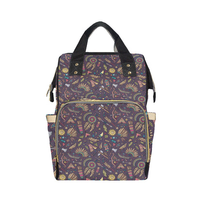 Tribal native american Aztec Diaper Bag Backpack