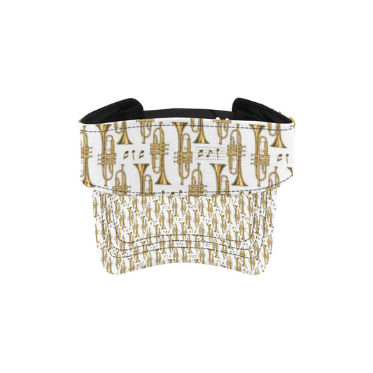 Trumpet with Music Note Print Unisex Sun Visor