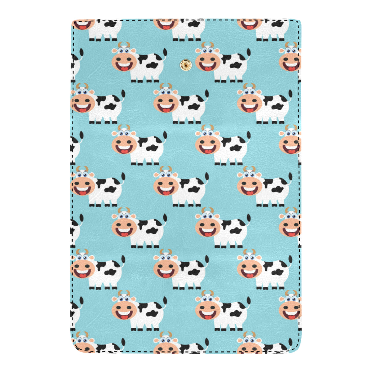 Cattle Cute Pattern Print Design 01 Women's Trifold Wallet