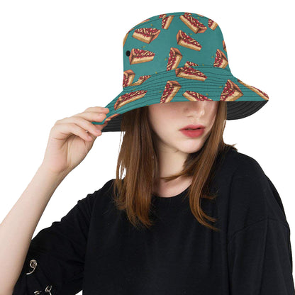 Cheesecake Cherry Pattern Print Design CK03 Unisex Bucket Hat