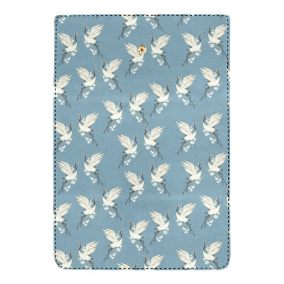 Crane Pattern Print Design 05 Women's Trifold Wallet
