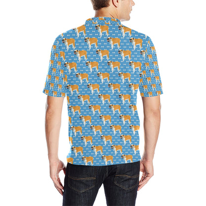 Bulldogs Pattern Print Design 06 Men Polo Shirt