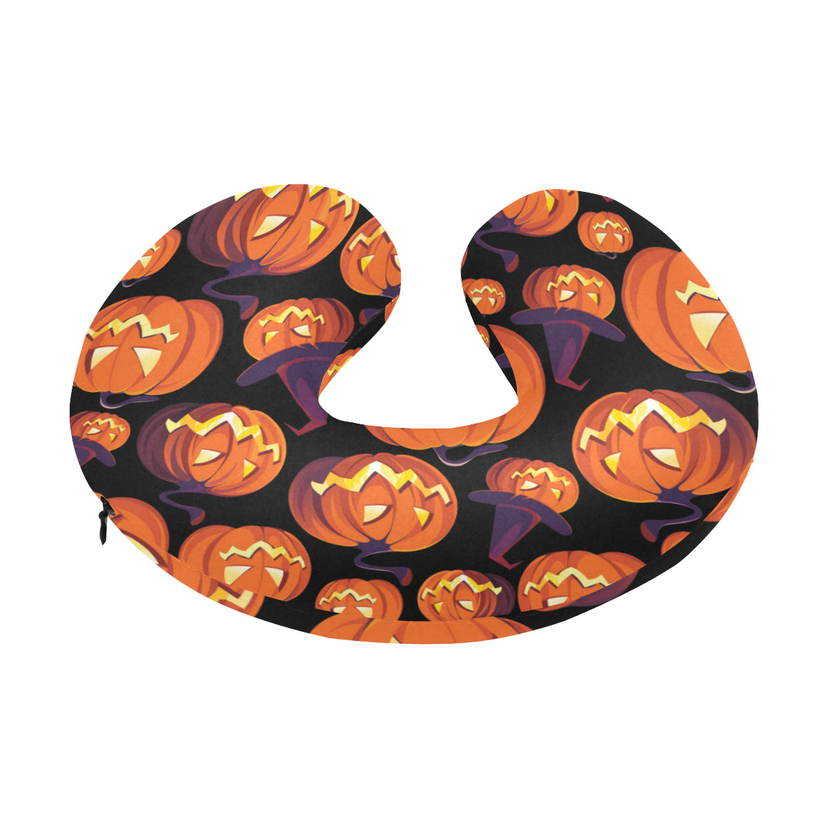 Halloween Pattern Print Design 04 U-Shaped Travel Neck Pillow