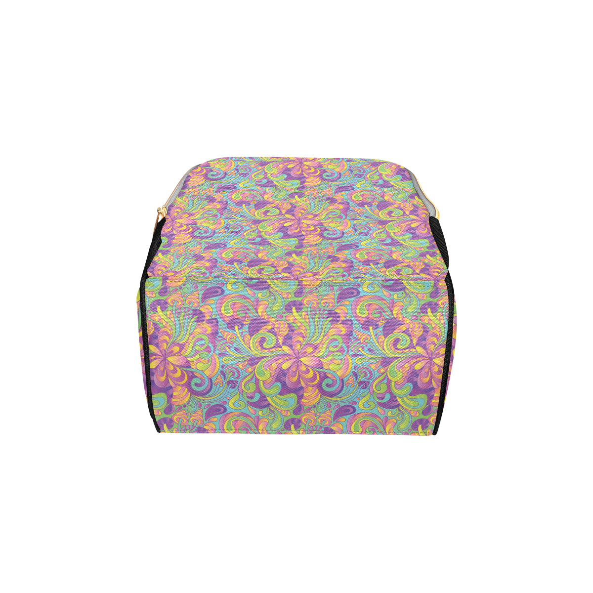 Psychedelic Mushroom Pattern Print Design A05 Diaper Bag Backpack