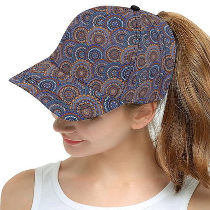 Mandala Boho Chic Design Print Snapback Cap