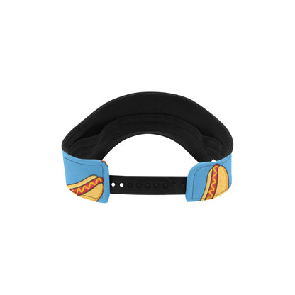 Hot Dog Pattern Print Design 02 Unisex Sun Visor