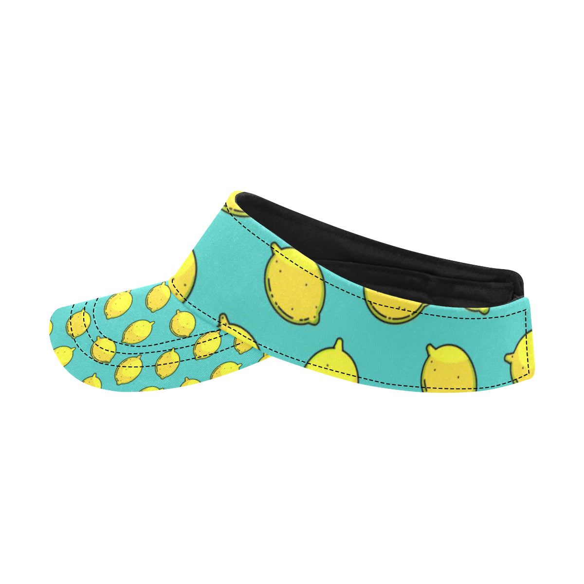 Lemon Pattern Print Design LM04 Unisex Sun Visor