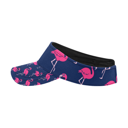 Pink Flamingo Pattern Unisex Sun Visor