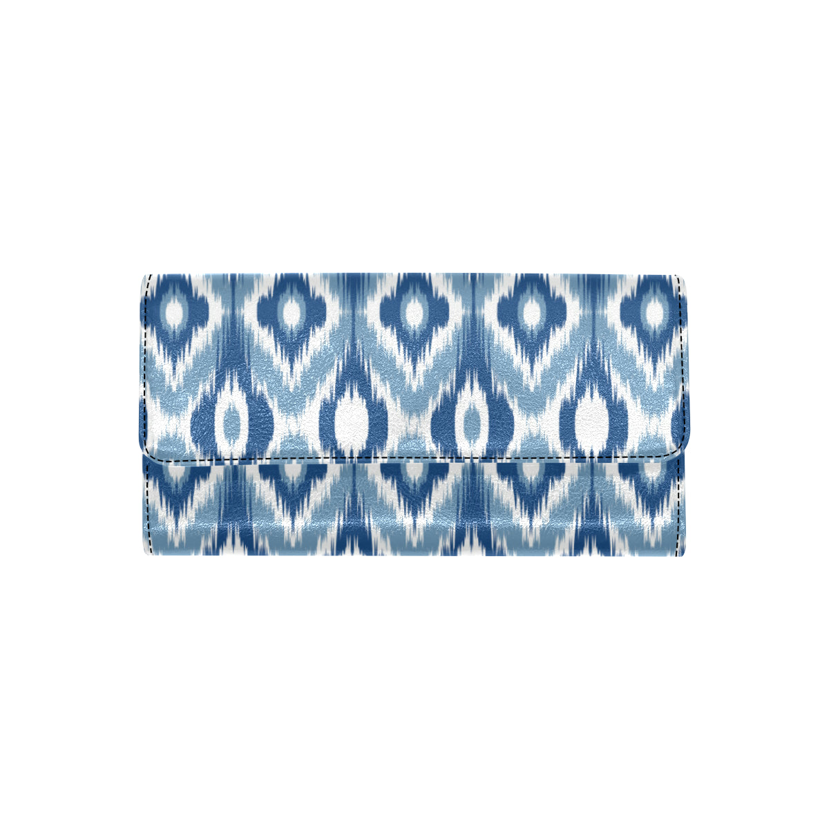 Ikat Pattern Print Design 03 Women's Trifold Wallet