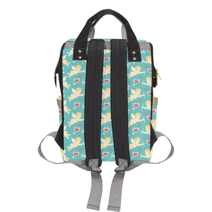 Cupid Pattern Print Design 01 Diaper Bag Backpack