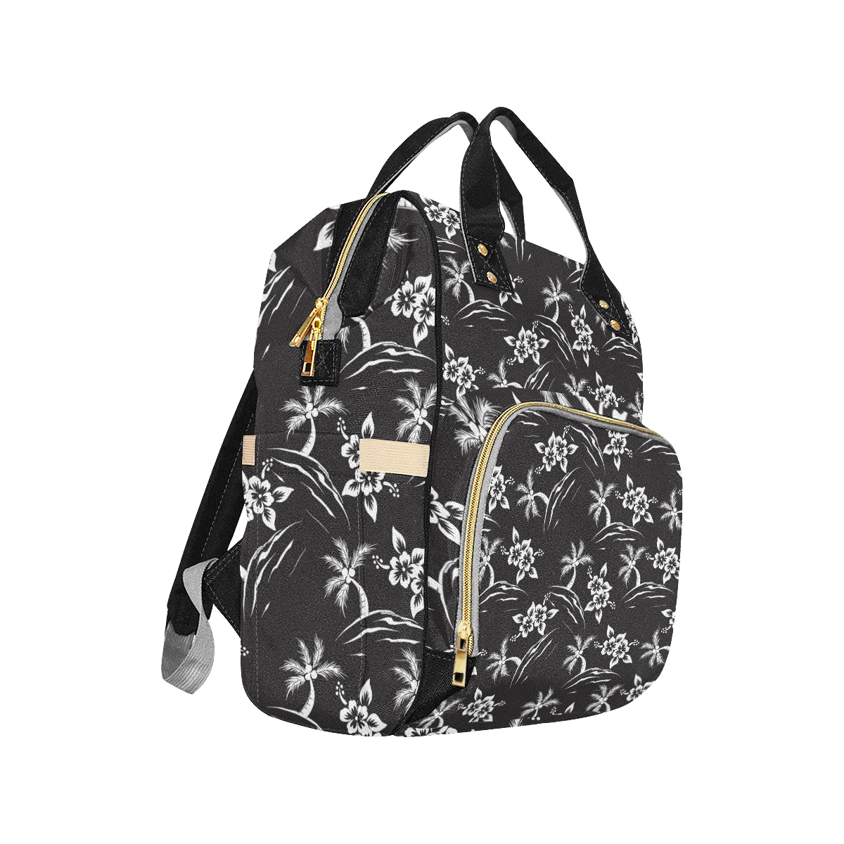 Palm Tree Pattern Print Design PT02 Diaper Bag Backpack
