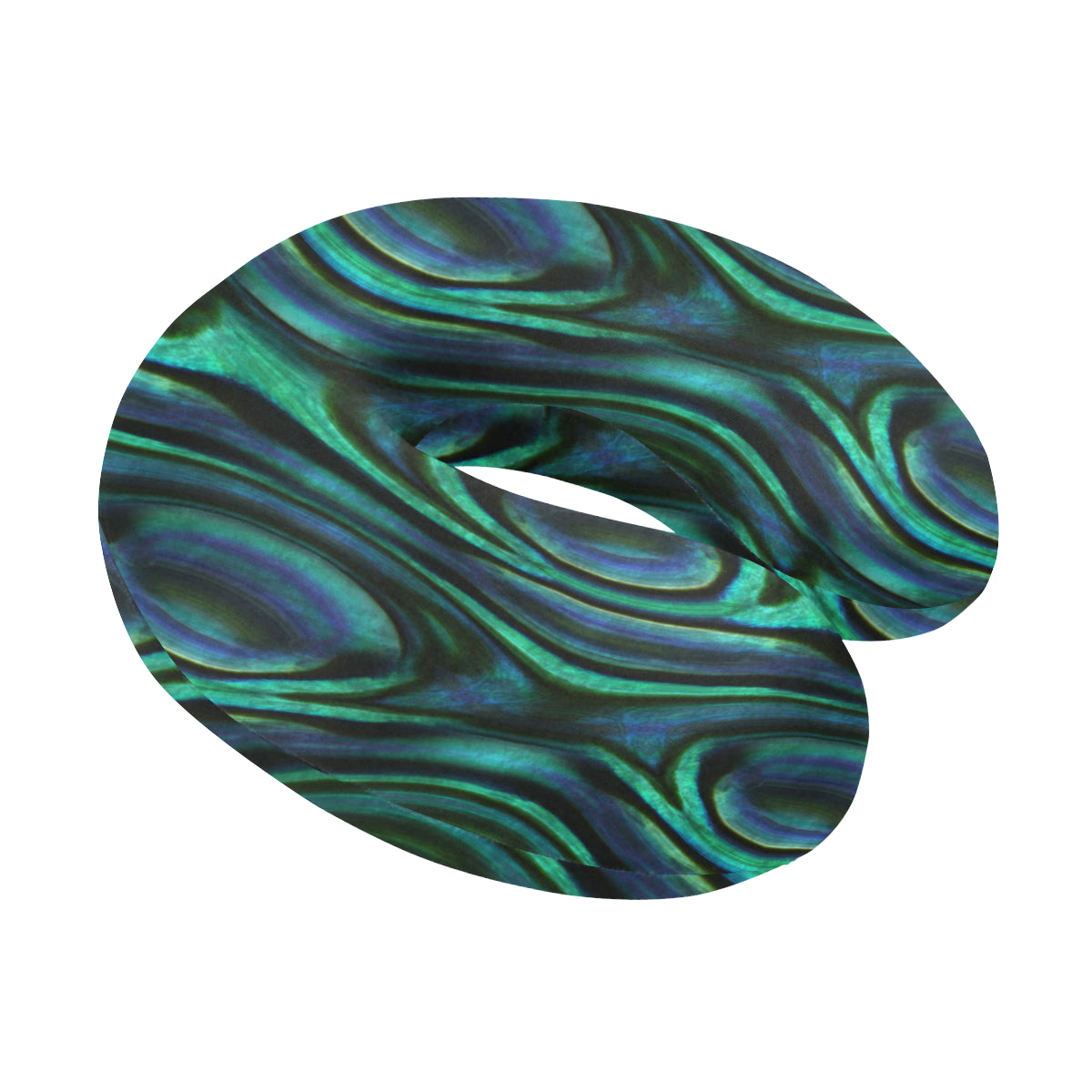 Abalone Pattern Print Design 01 U-Shaped Travel Neck Pillow