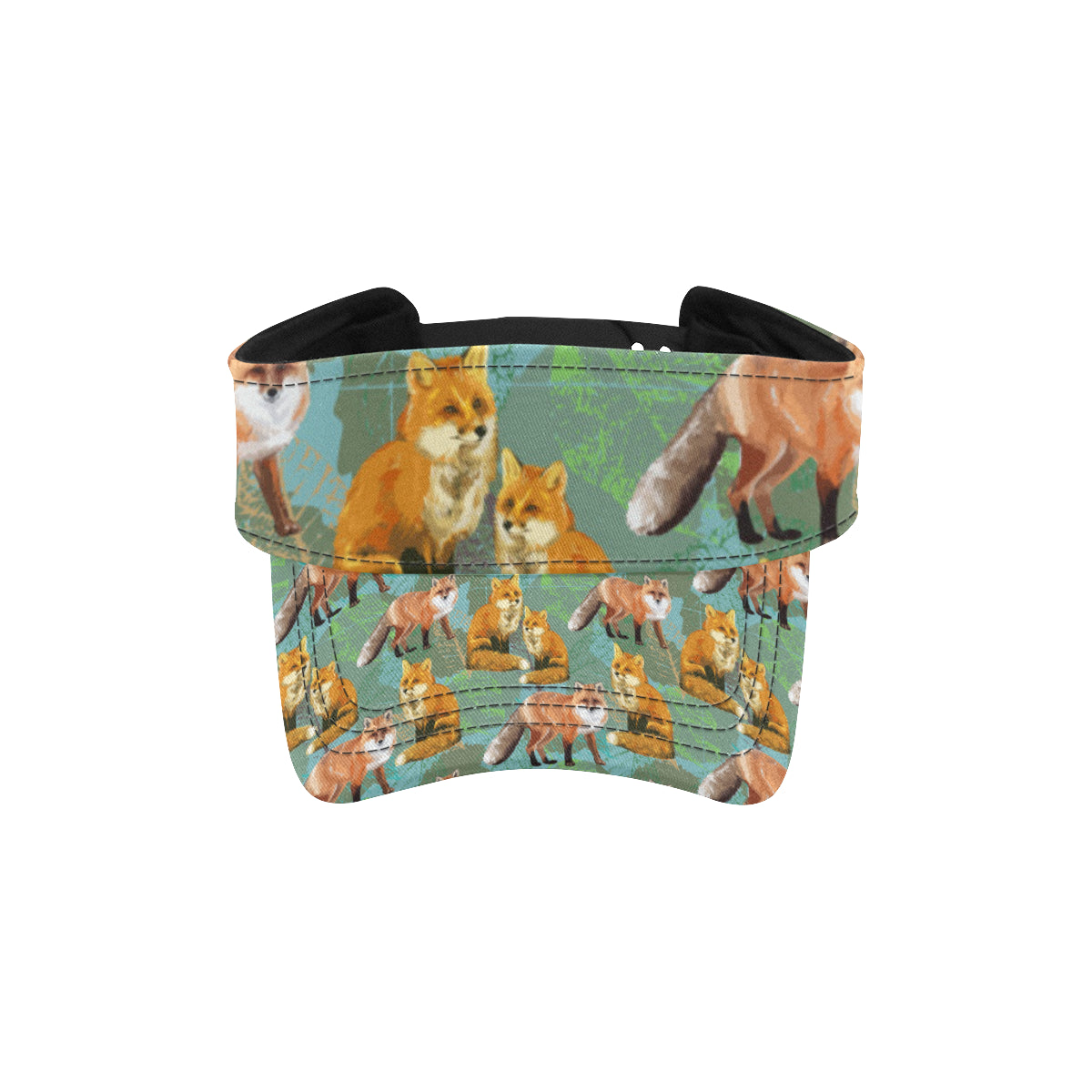 Fox Autumn leaves Themed Unisex Sun Visor