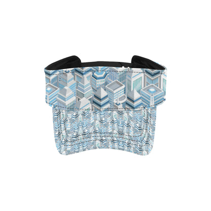 City  Pattern Print Design 03 Unisex Sun Visor