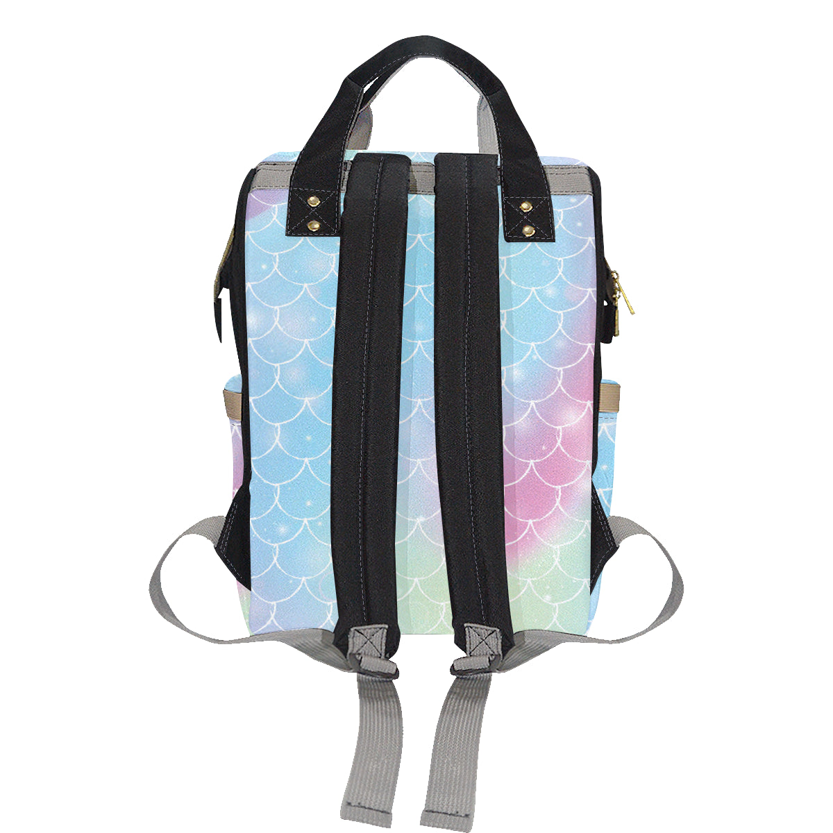 Rainbow Pattern Print Design A06 Diaper Bag Backpack