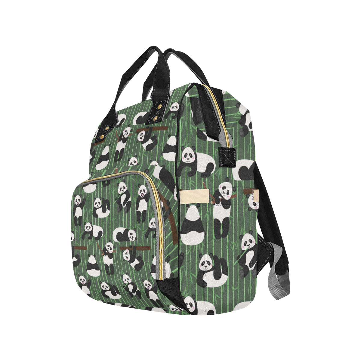 Panda Pattern Print Design A04 Diaper Bag Backpack