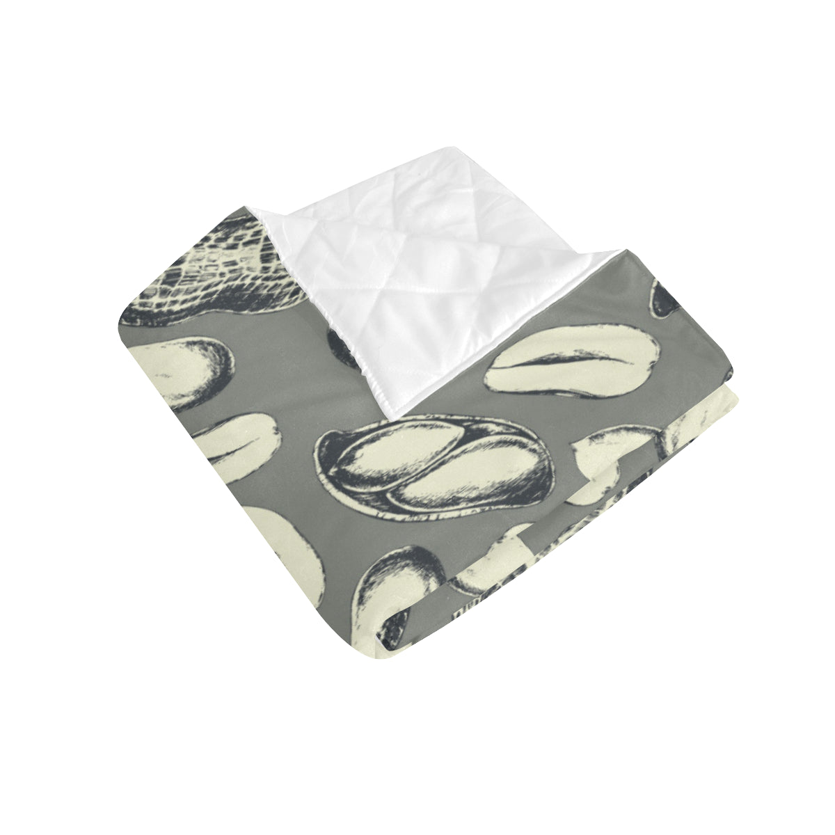 Peanut Pattern Print Design A01 Premium Quilt