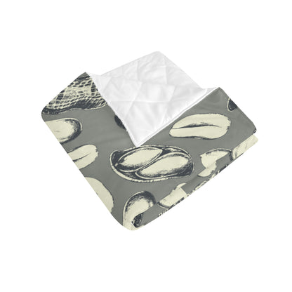 Peanut Pattern Print Design A01 Premium Quilt