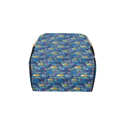 Flying Fish Pattern Print Design 01 Diaper Bag Backpack