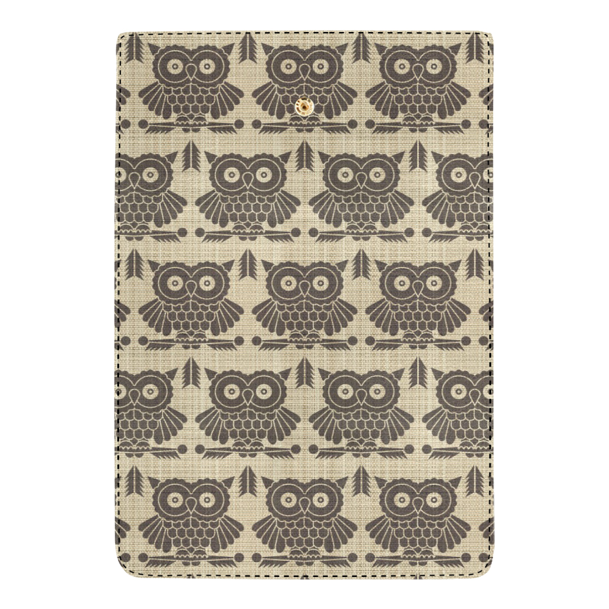 Owl Pattern Print Design A01 Women's Trifold Wallet