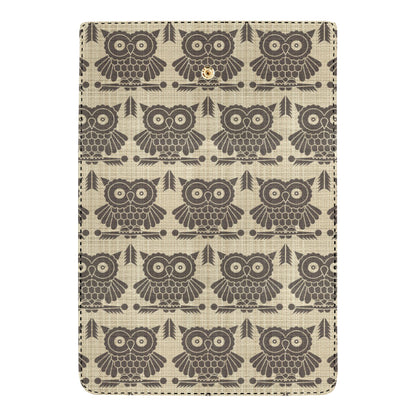 Owl Pattern Print Design A01 Women's Trifold Wallet