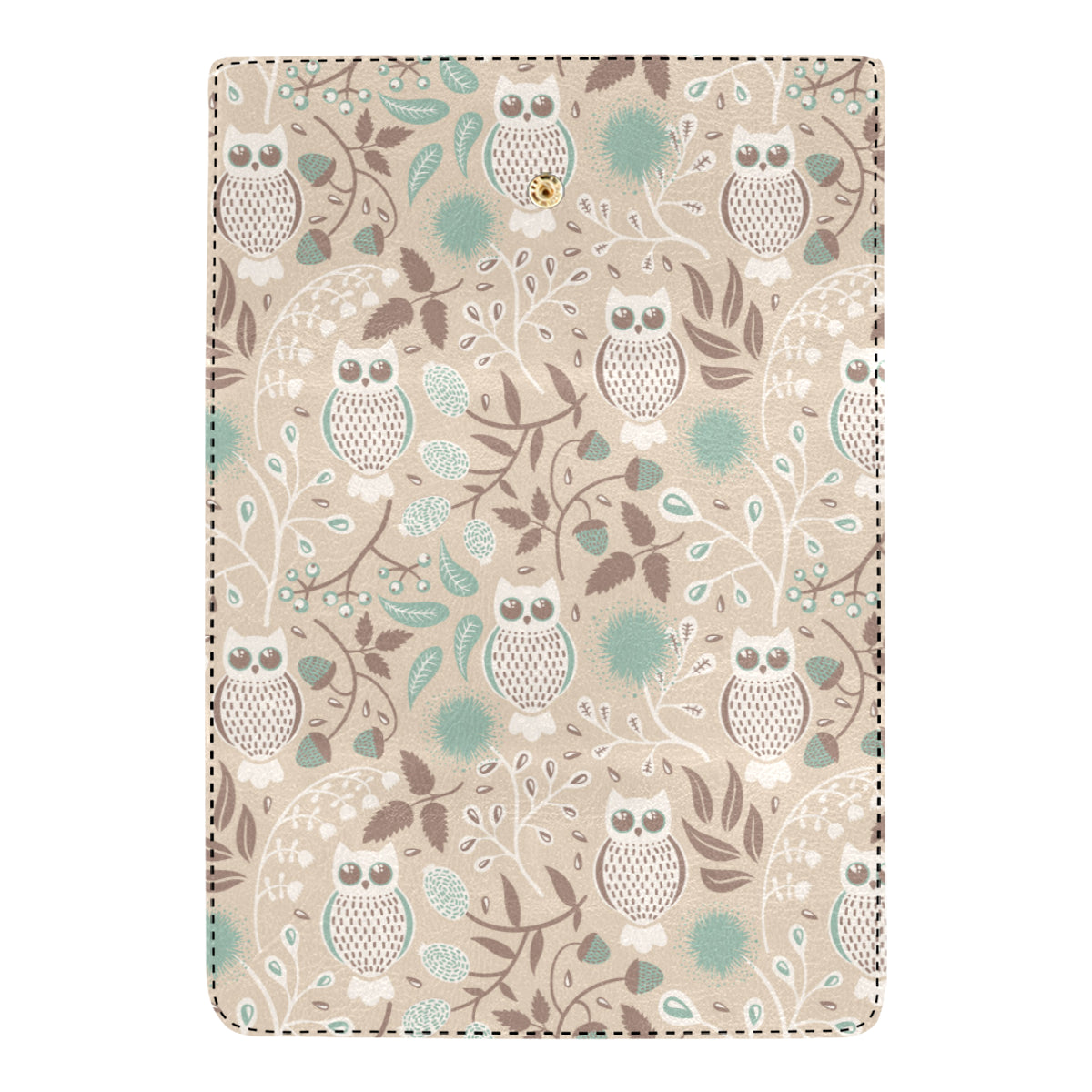 Owl Pattern Print Design A02 Women's Trifold Wallet