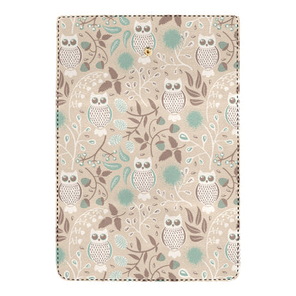 Owl Pattern Print Design A02 Women's Trifold Wallet