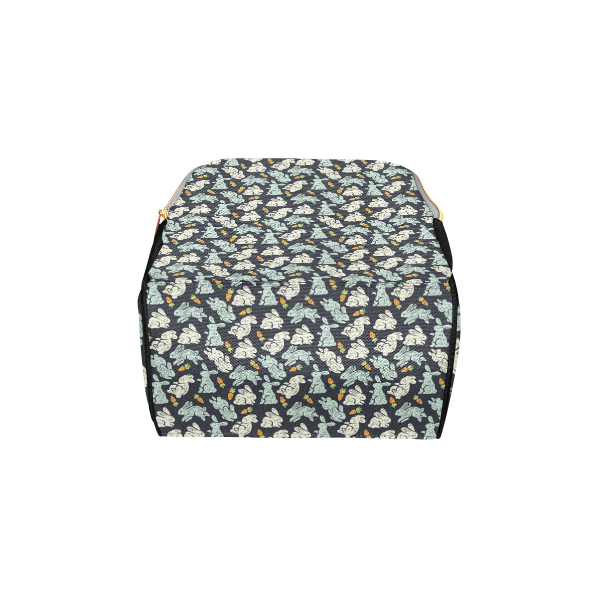 Bunny Pattern Print Design 04 Diaper Bag Backpack