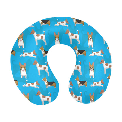 Cardigan Welsh Corgis Pattern Print Design 01 U-Shaped Travel Neck Pillow