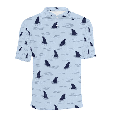 Shark Fin Men Polo Shirt
