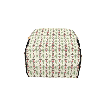 Western Cowboy Print Diaper Bag Backpack