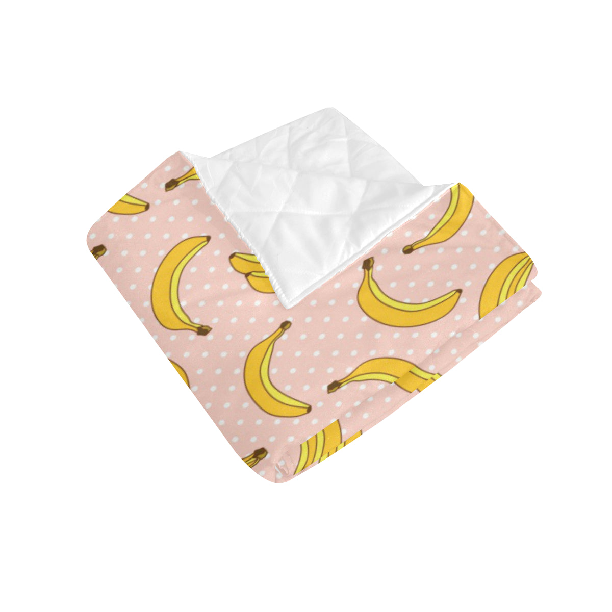 Banana Pattern Print Design BA06 Premium Quilt