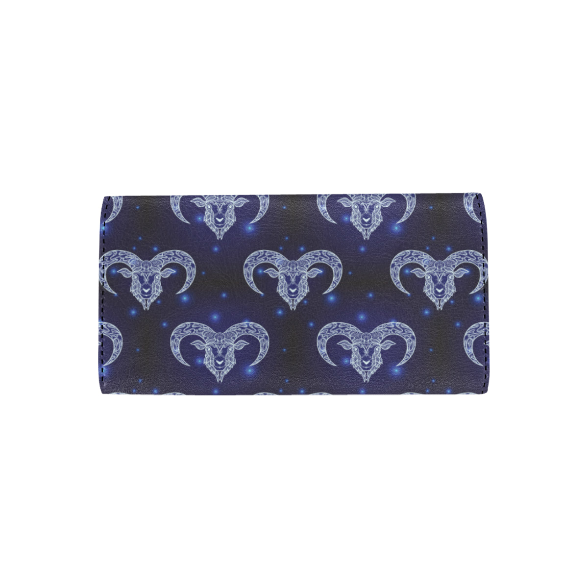 Aries Zodiac Pattern Print Design 01 Women's Trifold Wallet