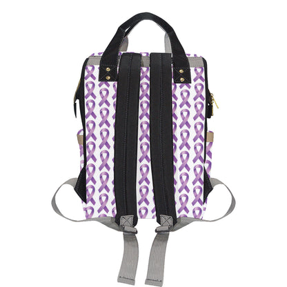 Pancreatic cancer Pattern Print Design A01 Diaper Bag Backpack