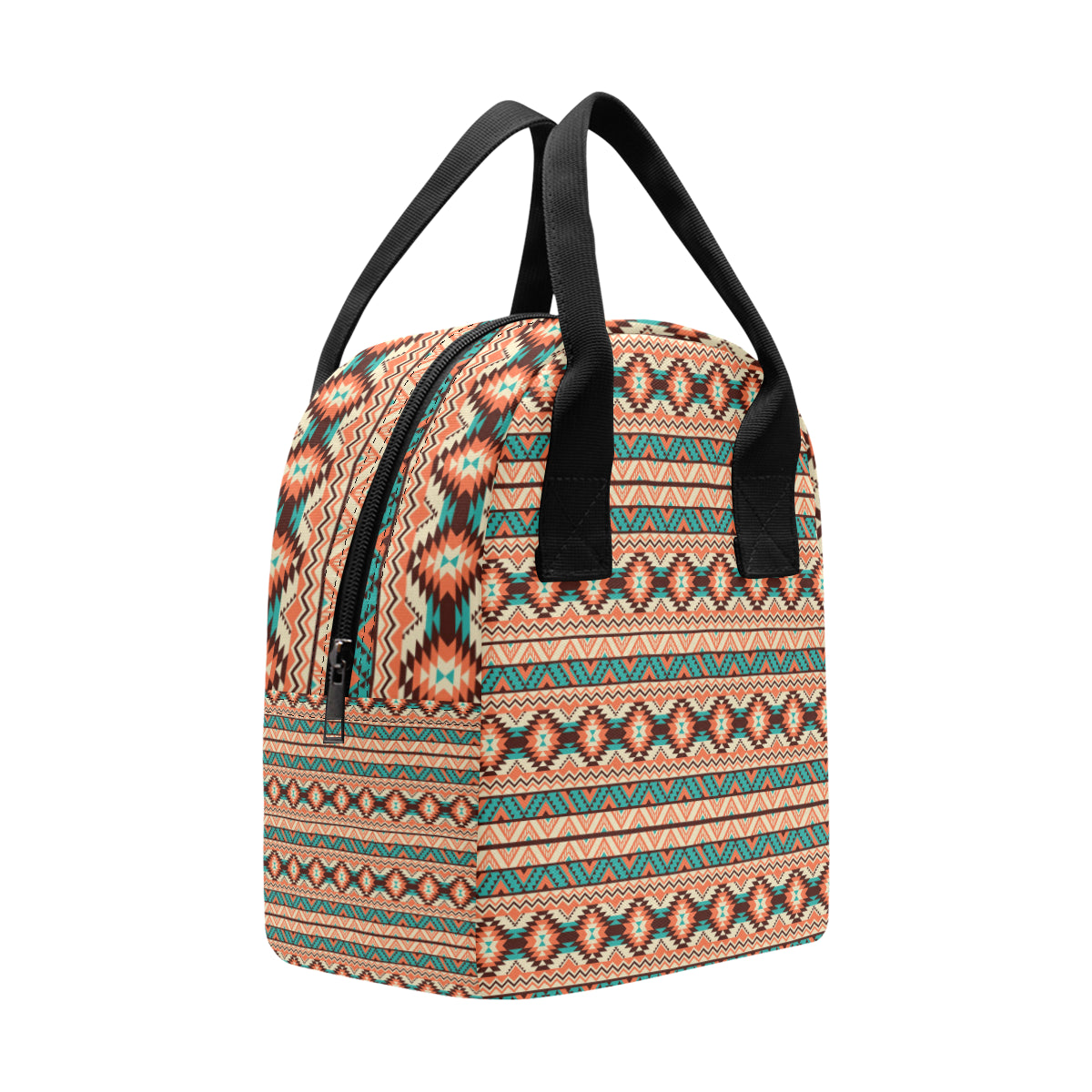 Navajo Western Style Print Pattern Insulated Lunch Bag