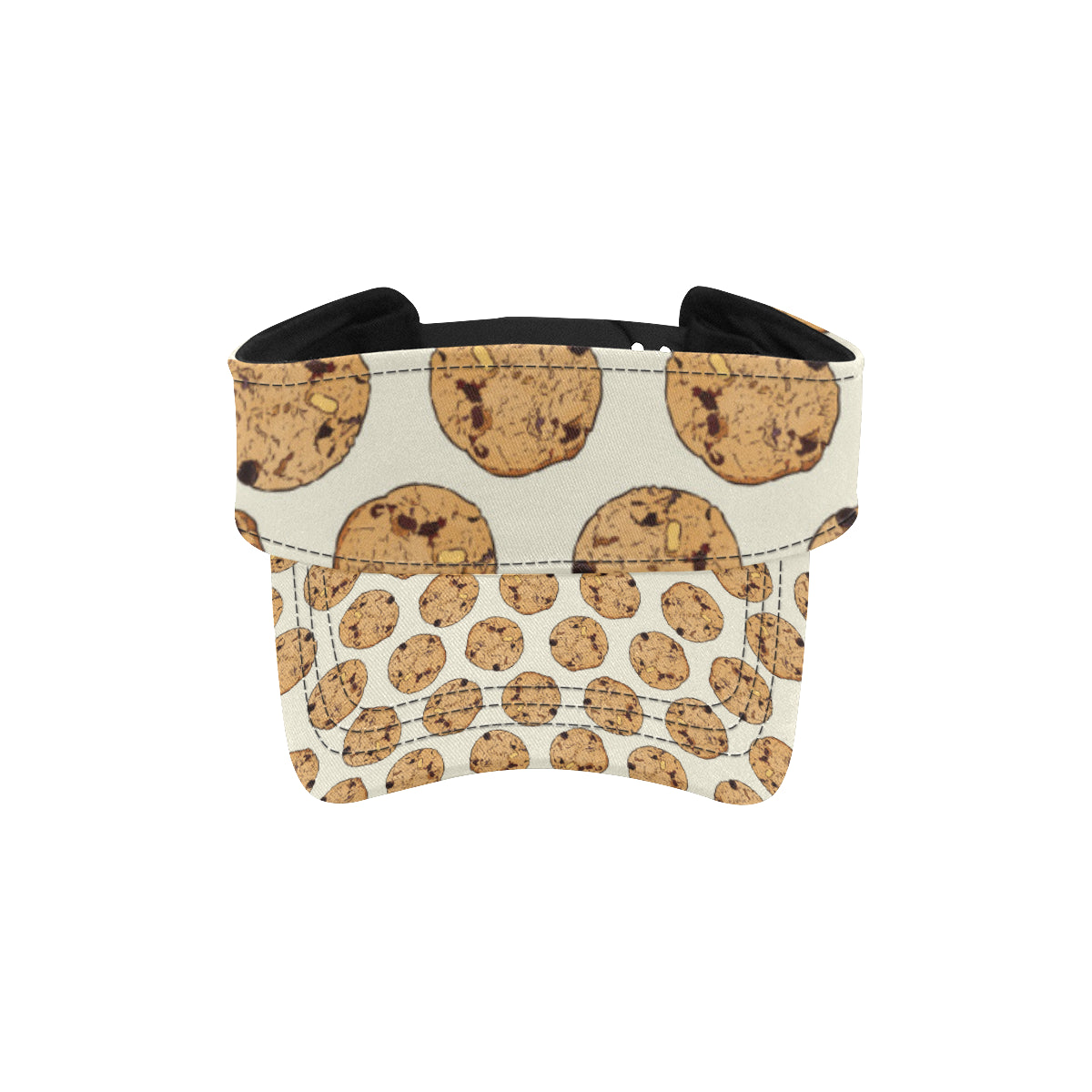Cookie Pattern Print Design 05 Unisex Sun Visor