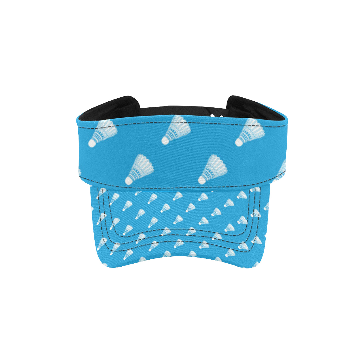 Badminton Ball Pattern Print Design 08 Unisex Sun Visor