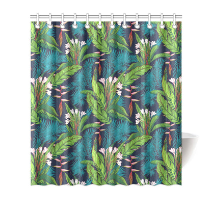 Rainforest Pattern Print Design RF01 Shower Curtain