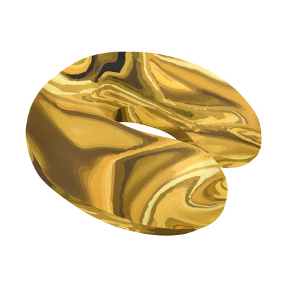 Liquid Pattern Print Design 03 U-Shaped Travel Neck Pillow