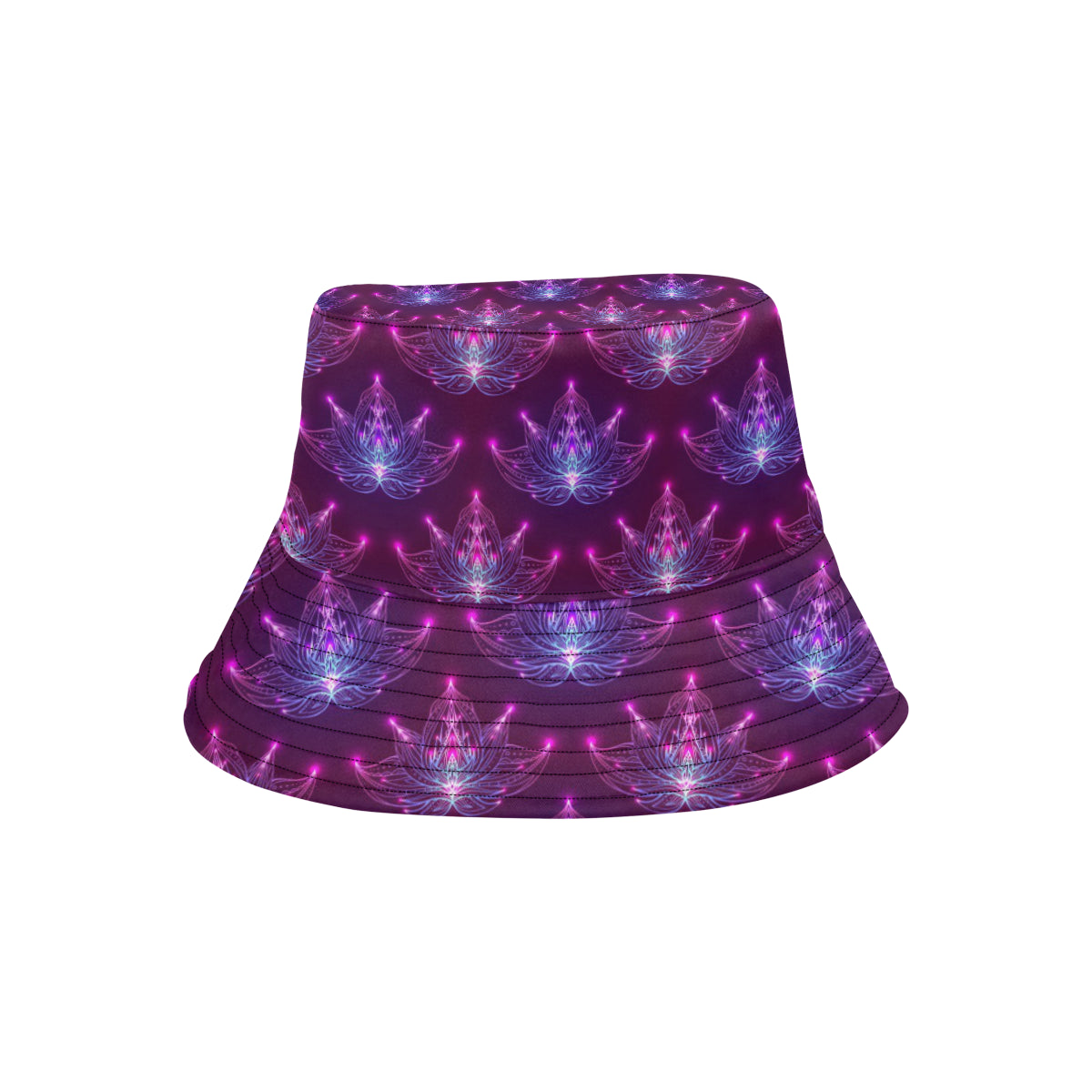 lotus Pattern Print Design LO01 Unisex Bucket Hat