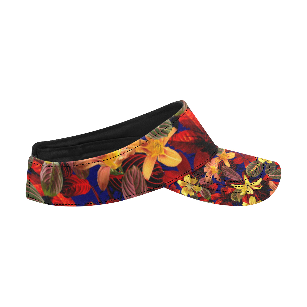 Lily Pattern Print Design LY014 Unisex Sun Visor