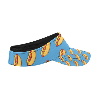 Hot Dog Pattern Print Design 02 Unisex Sun Visor