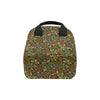 Floral Vintage Print Pattern Insulated Lunch Bag