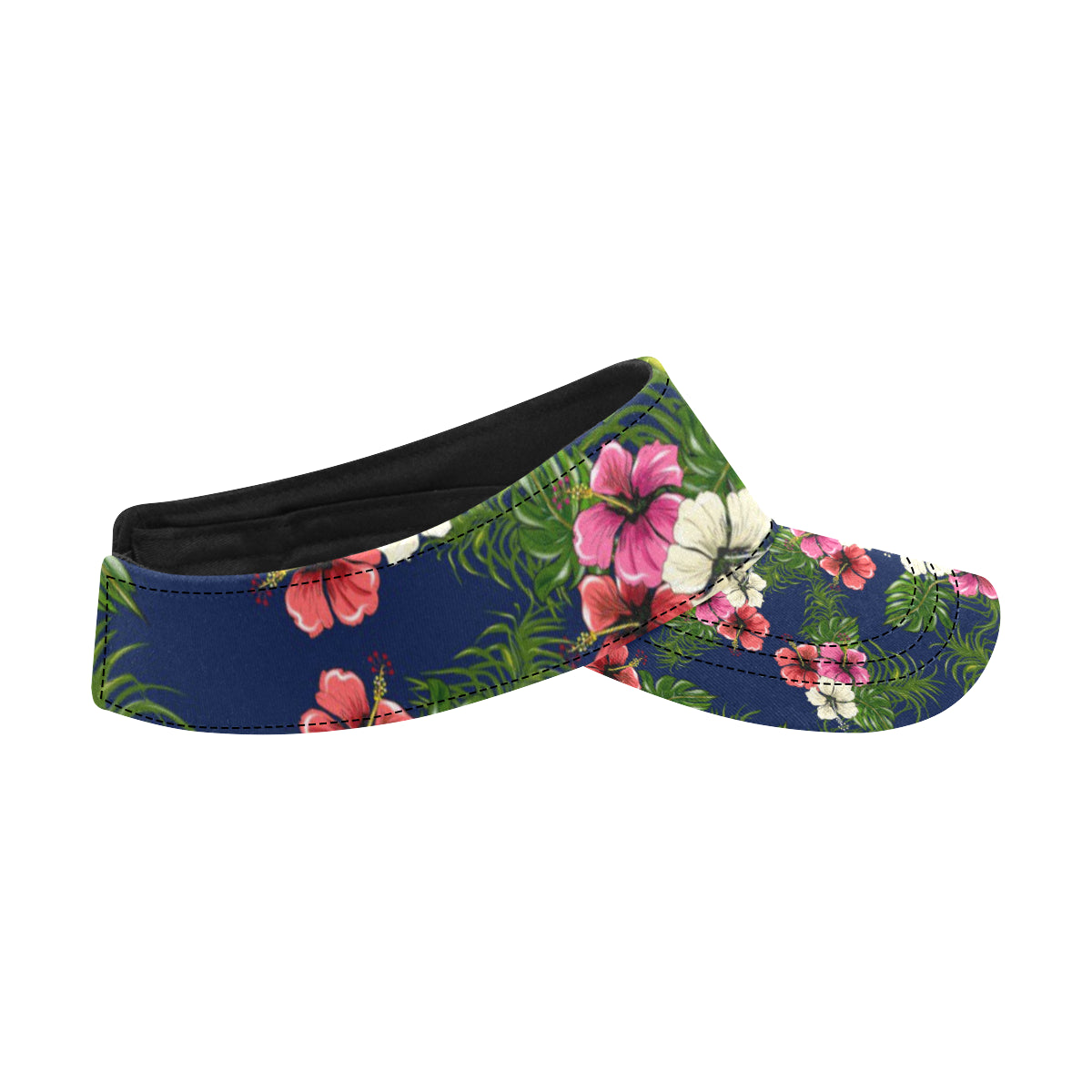 Hibiscus Pattern Print Design HB028 Unisex Sun Visor