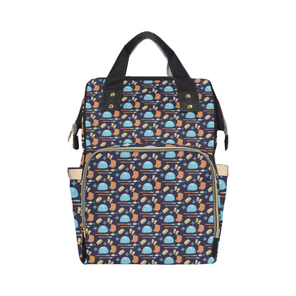 Eskimo Pattern Print Design 02 Diaper Bag Backpack