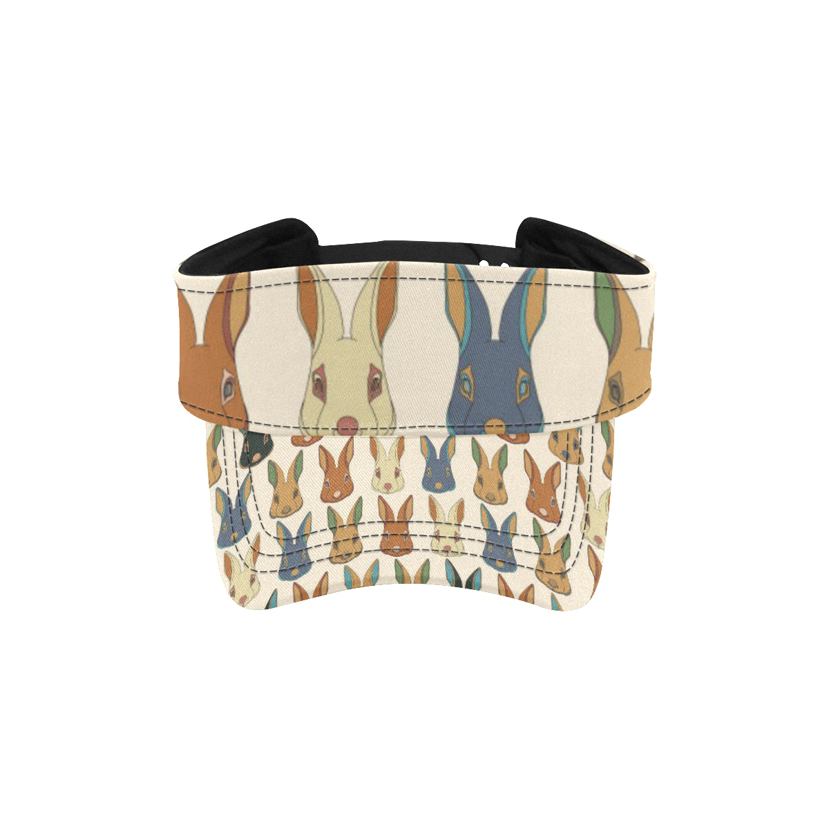 Rabbit Pattern Print Design RB04 Unisex Sun Visor