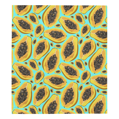 Papaya Pattern Print Design PP03 Premium Quilt
