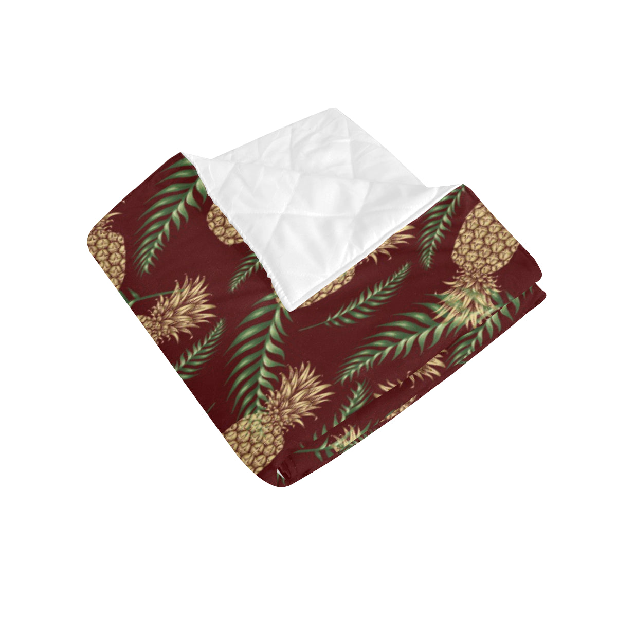 Pineapple Pattern Print Design PP013 Premium Quilt