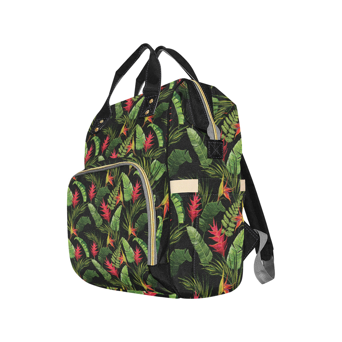 Bird Of Paradise Pattern Print Design BOP010 Diaper Bag Backpack