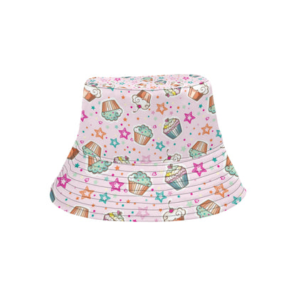 Cupcake Pattern Print Design CP03 Unisex Bucket Hat
